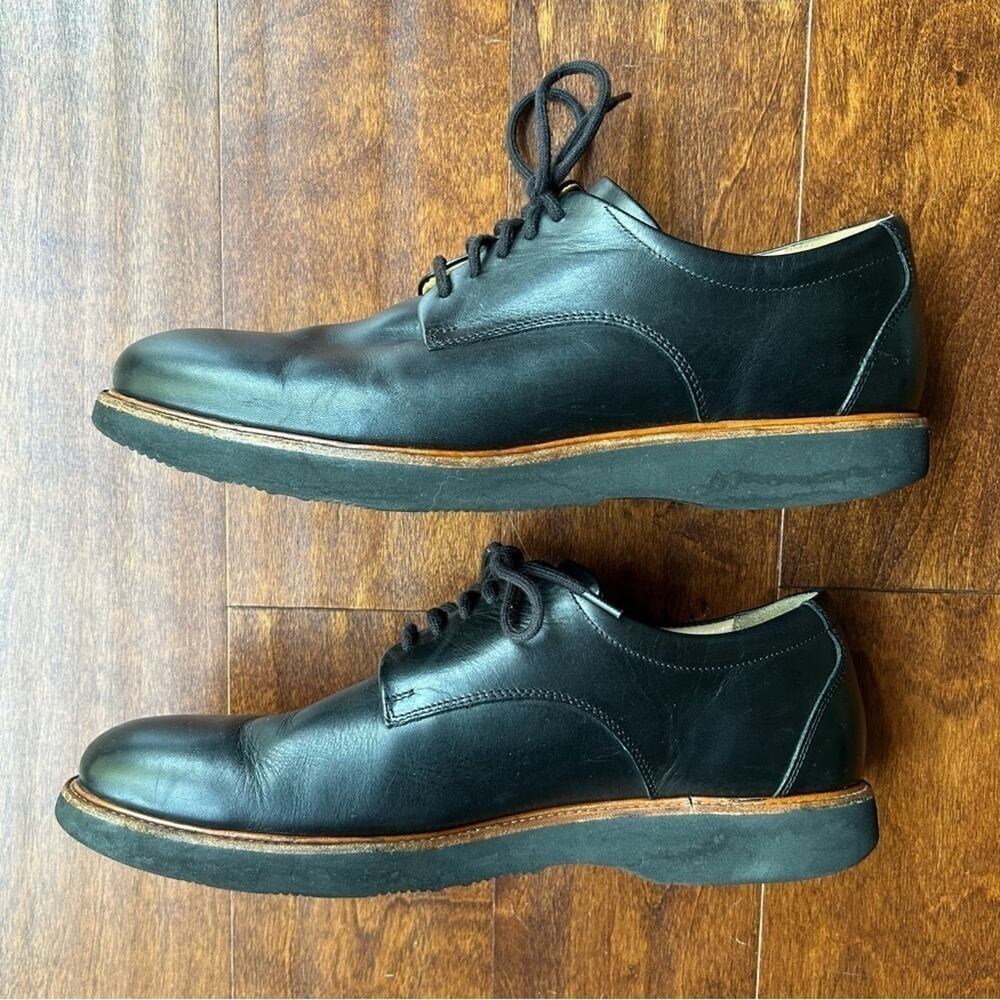 Samuel Hubbard Founder Classic Men’s Oxford Work Shoes, Black Leather, Size 10.5 - Picture 2 of 16